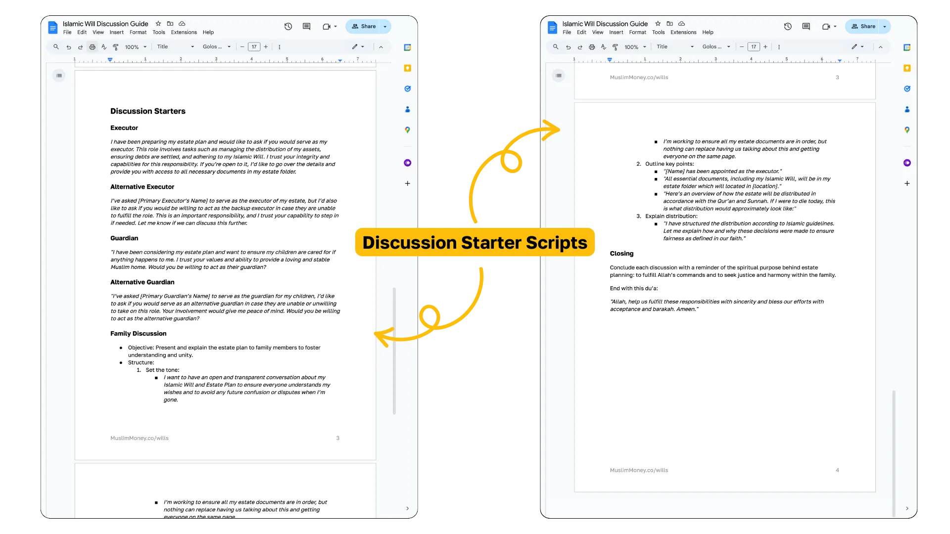 Islamic Will Discussion Guide - Walkthrough, figure 2